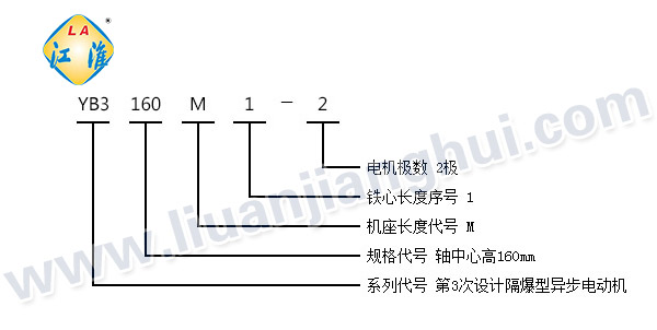YB3高效隔爆型三相异步电动机_型号意义说明_六安江淮电机有限公司